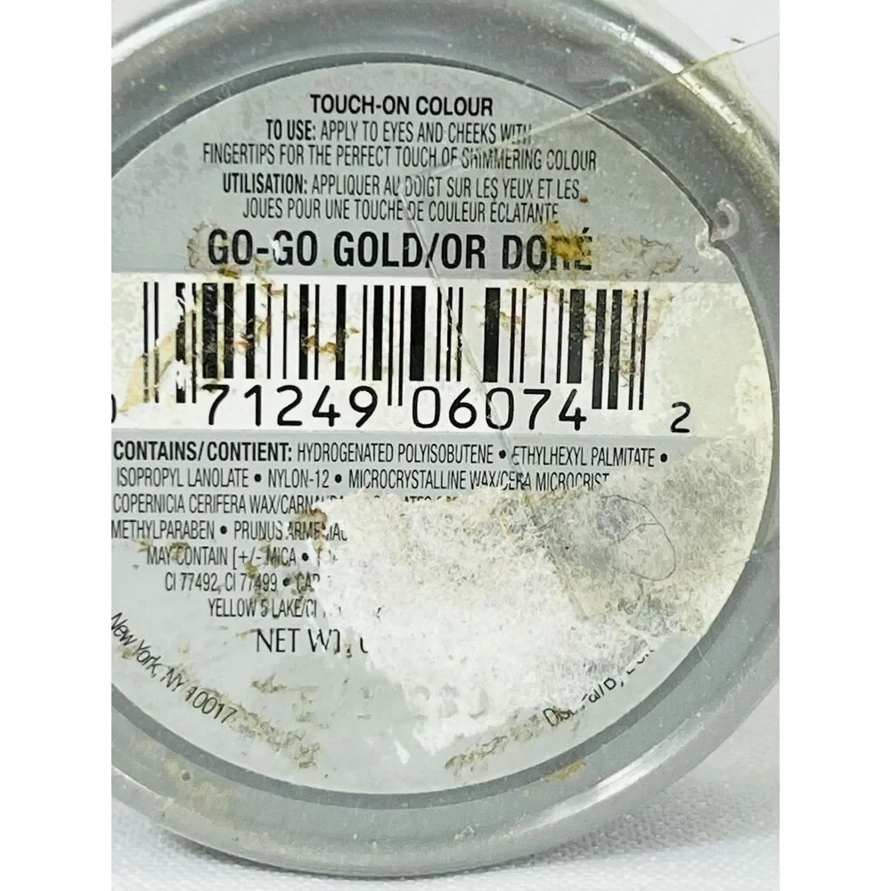 NOS New L'Oreal Touch-On Colour For Eyes and Cheeks Gogo-Gold Eyeshadow Blush